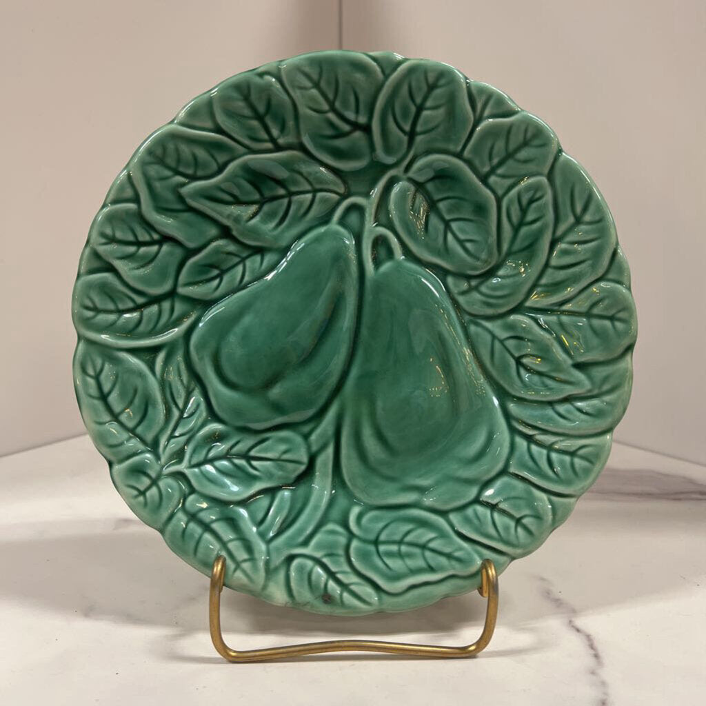 green pear plate
