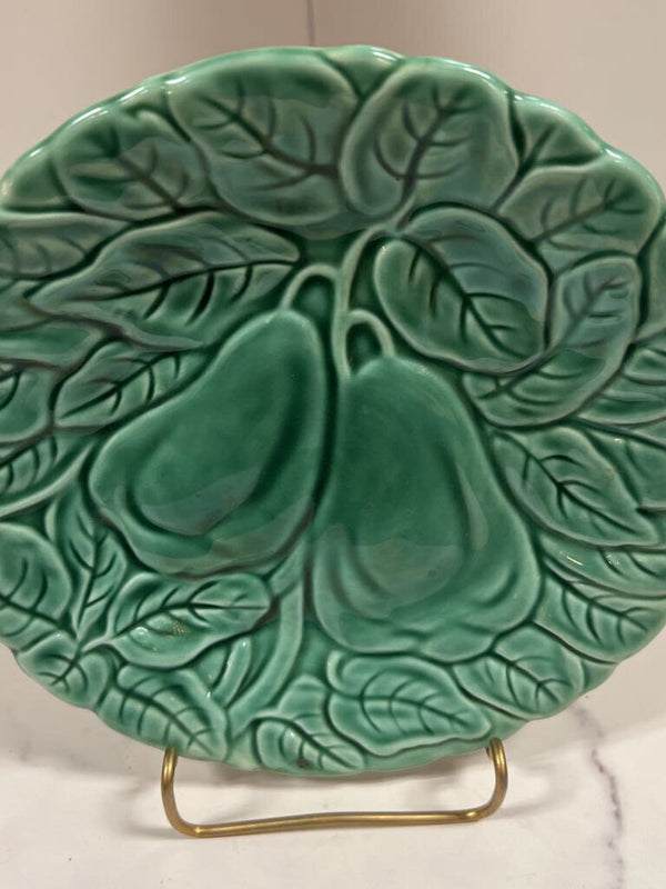 green pear plate