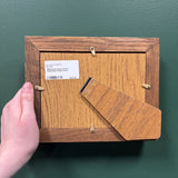 #185 Duck Family Print in Handmade Wood Frame