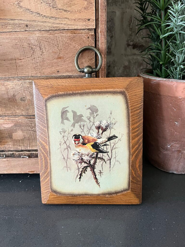 Wood bird plaque (3)