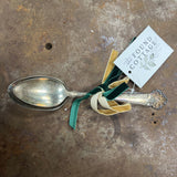 antique spoon duo