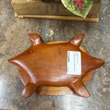 Wooden Carved Turtle with Lid