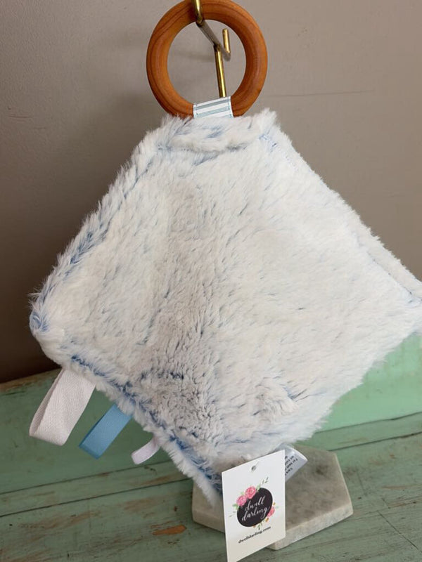 Stork delivery crinkle paper teether