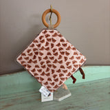 Teddy bear crinkle paper teether