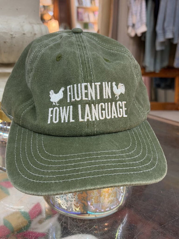 Fluent in Fowl Language Baseball Cap