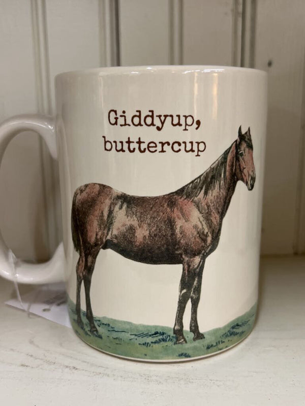 giddyup, buttercup mug