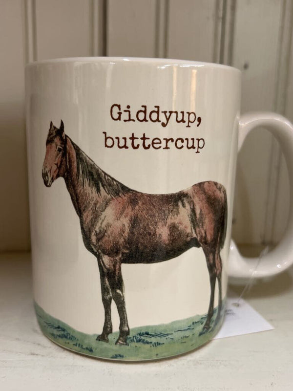 giddyup, buttercup mug