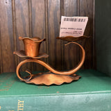 #200 Copper Floral Candleholder