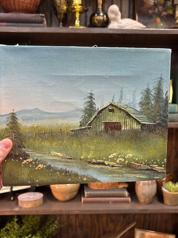 #202 Landscape Painting with Barn