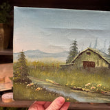 #202 Landscape Painting with Barn