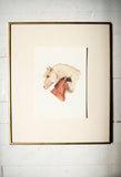 Shire Mare & Foal Art Print (8.5 x 11)