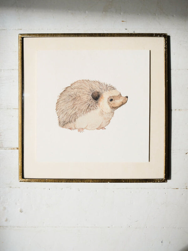 Hedgehog Art Print (6x6)