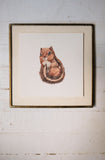 Chipmunk Art Print (6x6)