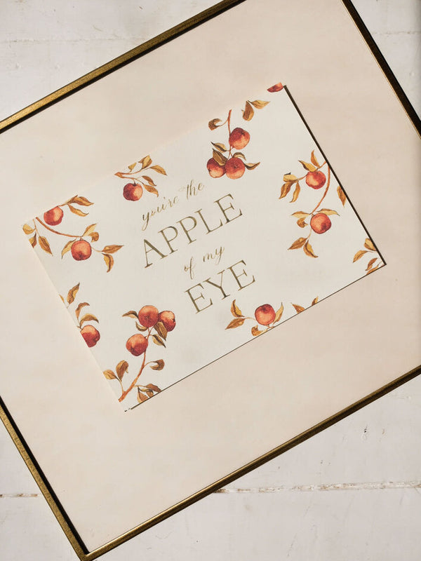 Apple of My Eye Art Print (8.5x11)
