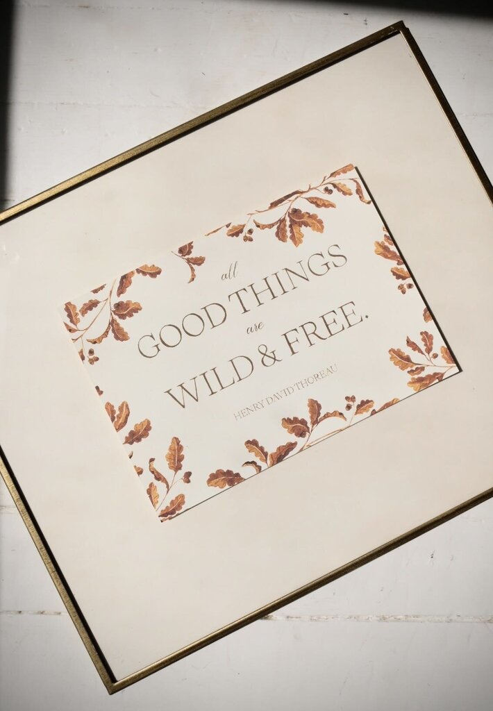 All Good Things Quote Art Print (8.5x11)