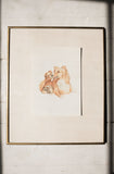 Collie & Pups Art Print (5x7)