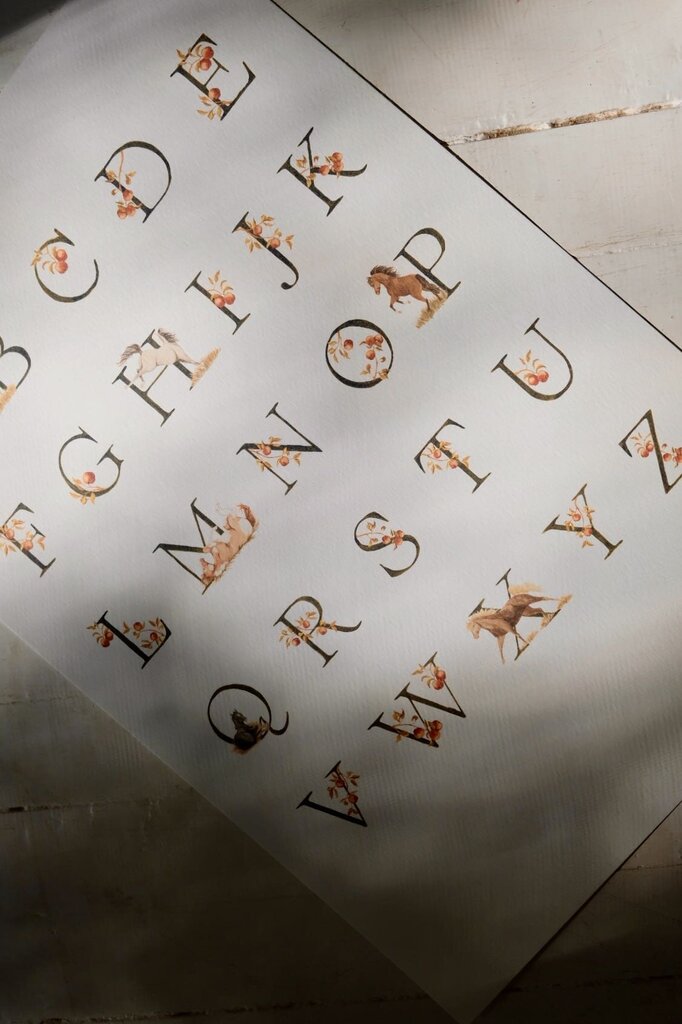 Orchard Alphabet Print (12x18)