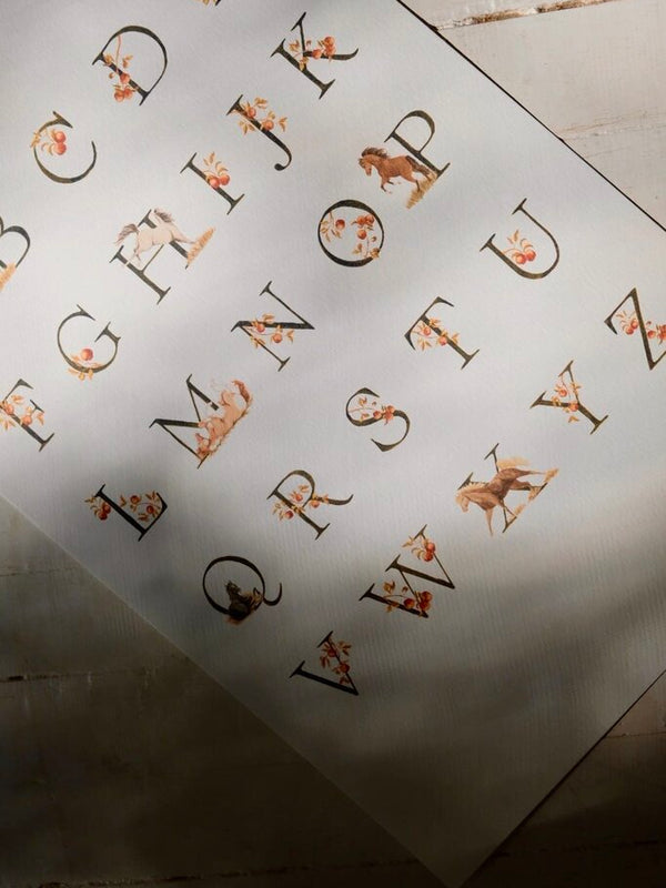 Orchard Alphabet Print (12x18)