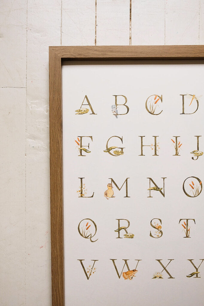 Pond Alphabet Print (12x18)