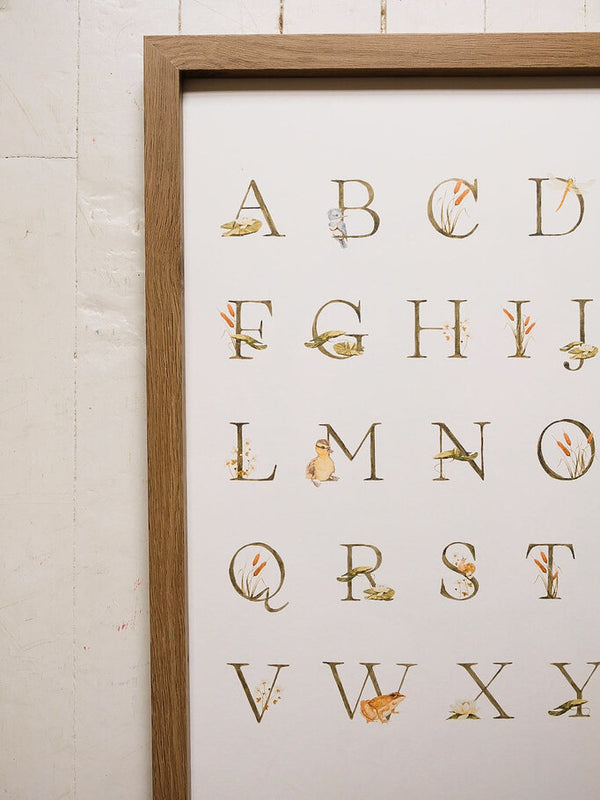 Pond Alphabet Print (12x18)