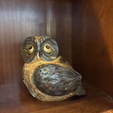 #260 Pair of Pottery Owls