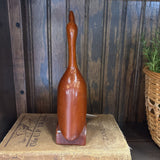 #266 Wood Goose - Hand Carved By a Cherokee Indian Circa 1975