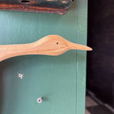 #274 Handmade Wood Flying Goose