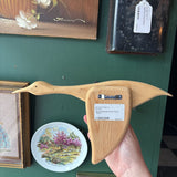 #274 Handmade Wood Flying Goose