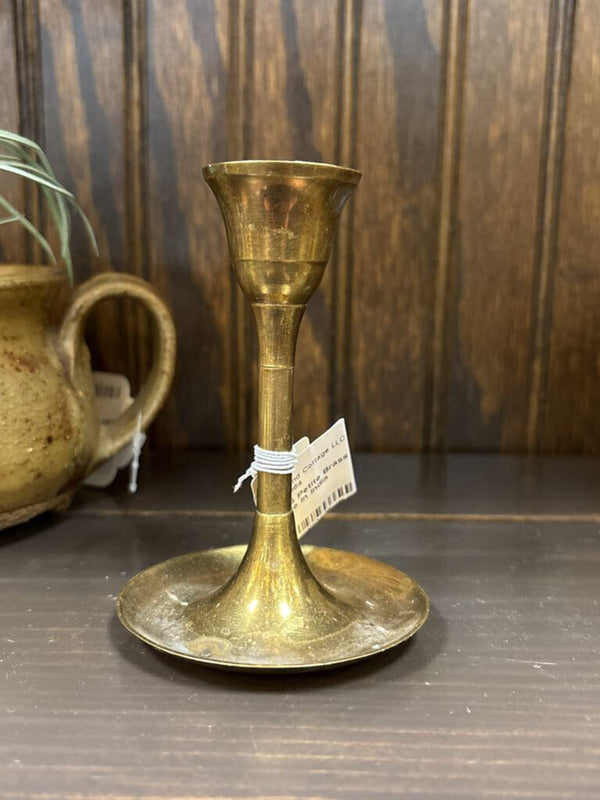 #286 Petite Brass Candleholder - Made in India