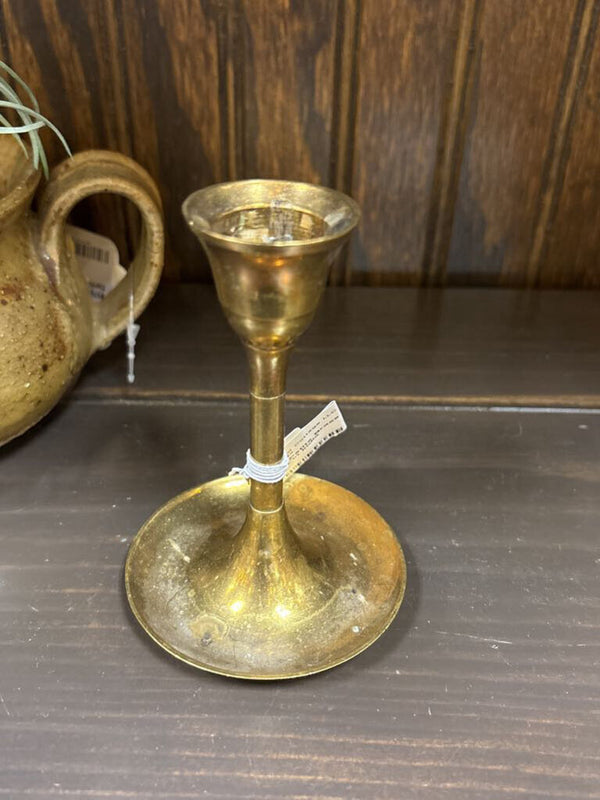 #286 Petite Brass Candleholder - Made in India