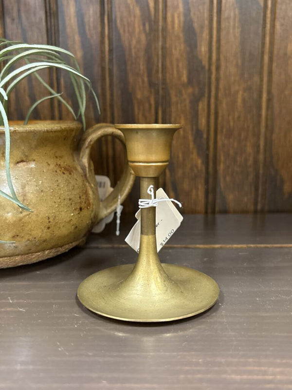 #287 Petite Brass Candleholder - Made in Taiwan
