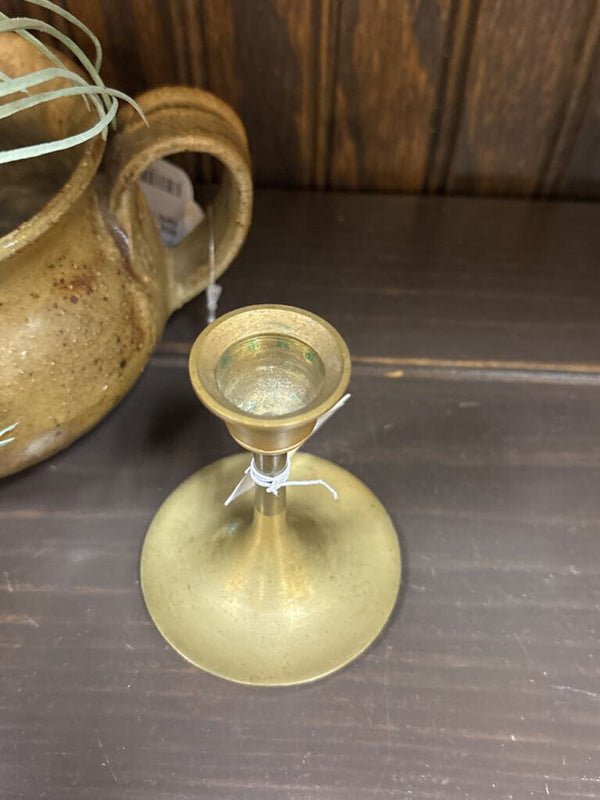 #287 Petite Brass Candleholder - Made in Taiwan