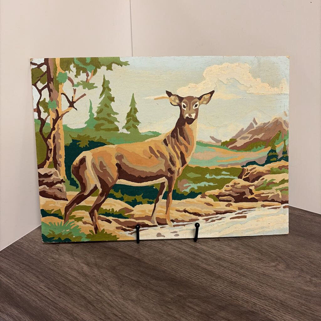 unframed deer paint by number