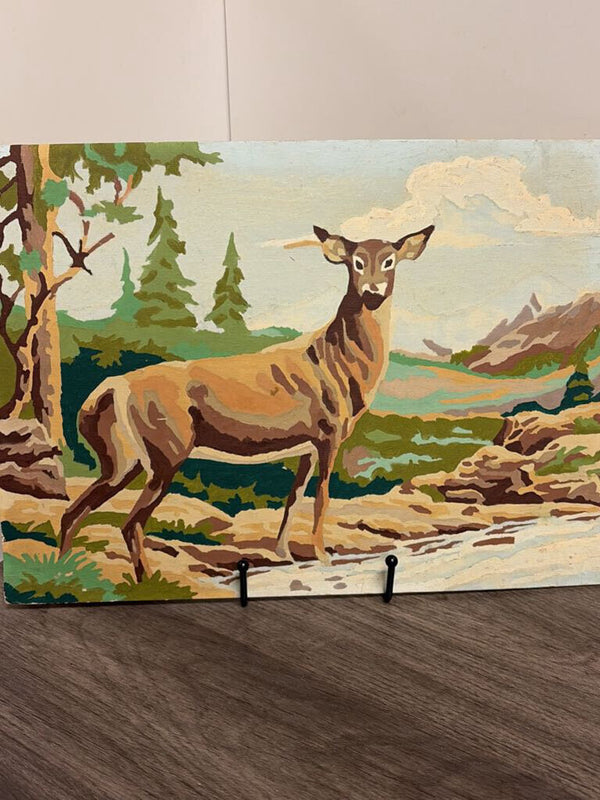 unframed deer paint by number