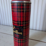plaid thermos