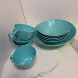 Blue Melamine Dish Set