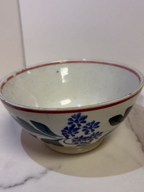 English painted bowl
