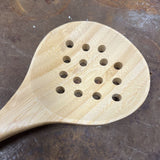 bamboo straining spoon