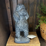 #325 Black Poodle Figurine