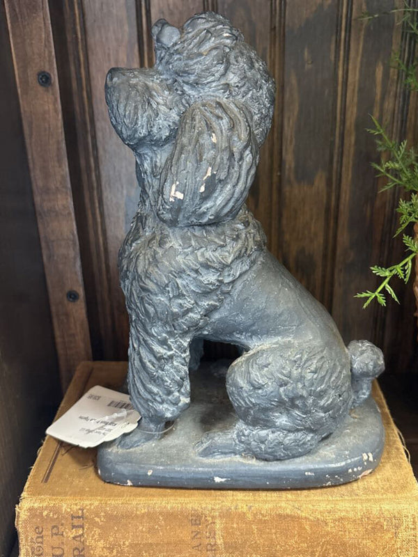 #325 Black Poodle Figurine