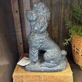 #325 Black Poodle Figurine