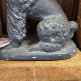 #325 Black Poodle Figurine