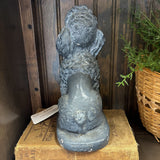 #325 Black Poodle Figurine