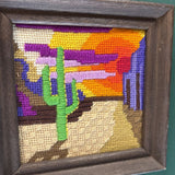 #349 Colorful Desert Cross Stitch