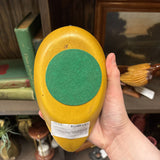 #356 Handmade Yellow Pottery Bird Money Bank