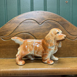 #358 Vintage Tan Ceramic Dog "Sally"