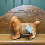 #358 Vintage Tan Ceramic Dog "Sally"