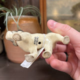 #360 Handmade Pottery Dog "Lucky"