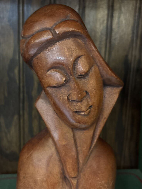 #368 Wooden Hand Carved Women