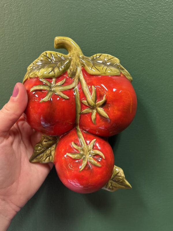#372 Pottery Tomato Wall Hanging